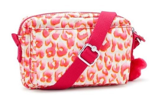 Kipling Abanu Latın Cheetah Kadın Omuz Çantası Pembe