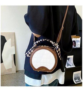 Jzcat Moda Niş Çok Yönlü Kadın Omuz Çantası Kahverengi