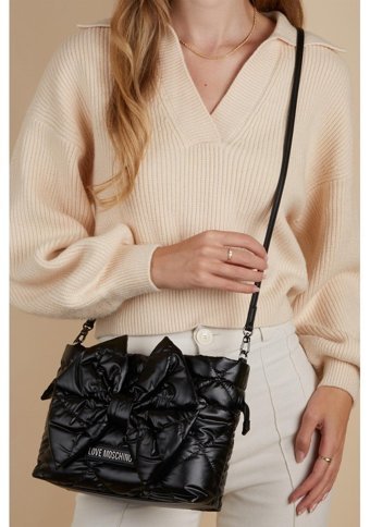 Love Moschino Jc4280Pp0Hkp100A Kadın Omuz Çantası Siyah