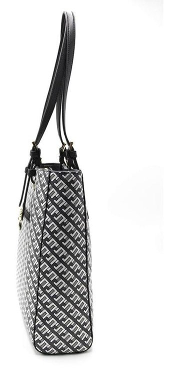 Silver & Polo Geometrik Nv1096 Geometrik Kadın Omuz Çantası Siyah
