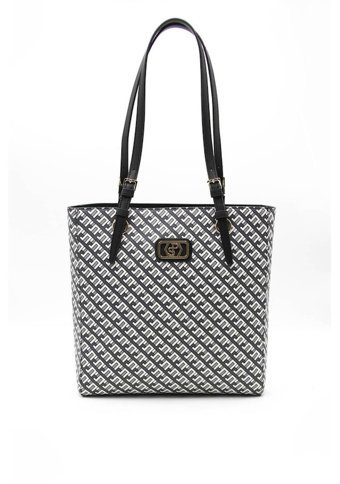 Silver & Polo Geometrik Nv1096 Geometrik Kadın Omuz Çantası Siyah
