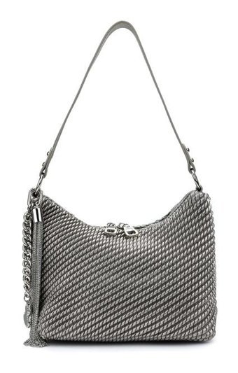 Tamer Tanca Vegan Metalik 921 26670 Bn Y24 Pewter Kadın Omuz Çantası Metalik