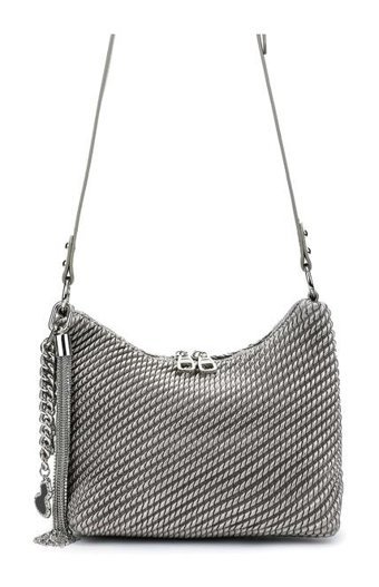 Tamer Tanca Vegan Metalik 921 26670 Bn Y24 Pewter Kadın Omuz Çantası Metalik