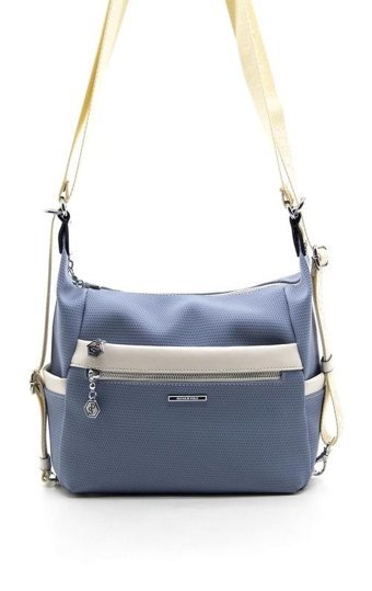 Silver & Polo A. Nv1135 A. Kadın Omuz Çantası Mavi - Kemik
