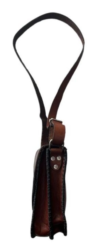 Lnleather Deri Elişçiliği Butiküretim İstanbul Kadın Omuz Çantası Kahverengi