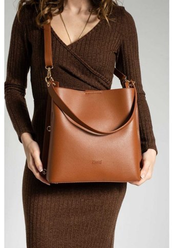 Fiona Bag Kadın Omuz Çantası Taba