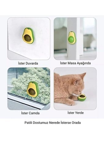 Enpet Hareketli Kedi Otlu Diş Kaşıma Yavru Top Kedi Oyuncağı