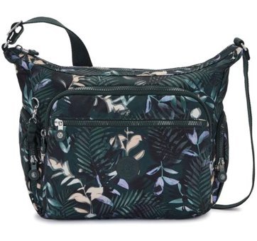 Kipling Gabbie Moonlıt Forest Kadın Omuz Çantası Siyah