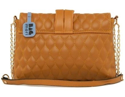 Bagmori Tokalı Nakışlı Kapaklı Kadın Omuz Çantası Camel