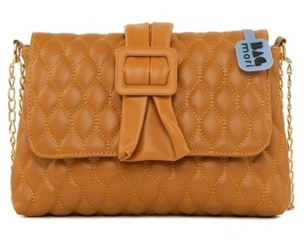Bagmori Tokalı Nakışlı Kapaklı Kadın Omuz Çantası Camel