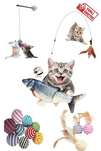 Tineke Hareketli Tırmalama Yavru Fare Kedi Oyuncağı
