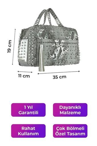 Kriste Bell 26545 Kadın Omuz Çantası Gri