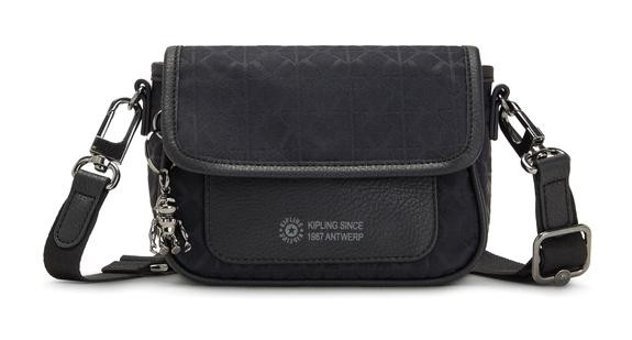 Kipling Inaki S Sıgnature Kadın Omuz Çantası Siyah