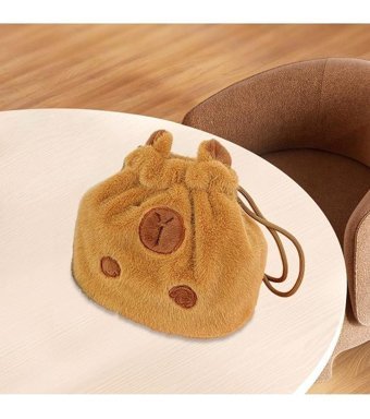 Magideal Suntek Capybara İpli Alışveriş Caddesi Seyahati Kadın Omuz Çantası Kahverengi