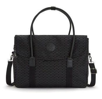 Kipling Superworker İş Sıgnature EmKadın Omuz Çantası Siyah