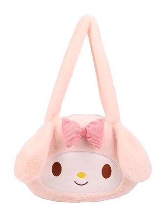 Yufy Çanta Sanrio My Melody Peluş Anime Kadın Omuz Çantası Pembe