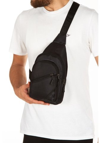 Kindfox Suya Dayanıklı Kumaş Unisex BodybagA Kadın Omuz Çantası Antrasit