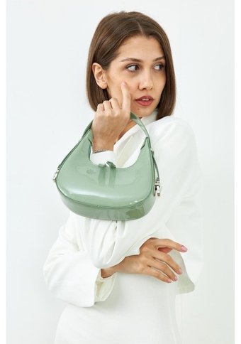 Mopia Simon Mint Mini Baguette Kadın Omuz Çantası Mint