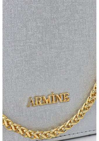 Armine 23Yd7317 Gümüş Kadın Omuz Çantası Gümüş