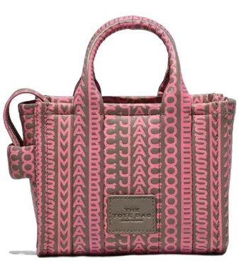 Marc Jacobs Mjh052L03Fa22296 Yazılı Kadın Omuz Çantası Gri
