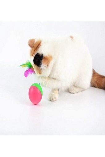 Cmt Hareketli Diş Kaşıma Yavru Top Kedi Oyuncağı