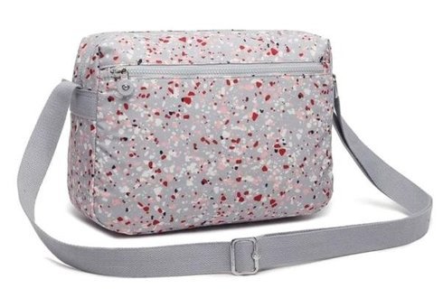 Smart Bags Smb3165 Krinkıl Parçacık Parçacık Kadın Omuz Çantası Gri