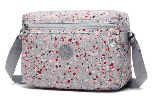 Smart Bags Smb3165 Krinkıl Parçacık Parçacık Kadın Omuz Çantası Gri