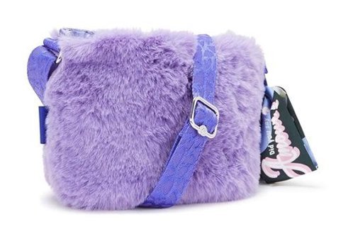 Kipling Aminda Küçük Furry Kadın Omuz Çantası Mor