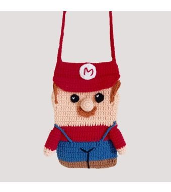 El Emeği Mario Kadın Omuz Çantası Kırmızı