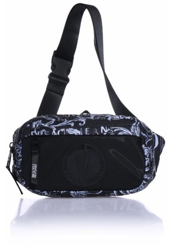 Versace Jeans Couture 74Ya4B73Zs588Pv3 Desenli Kadın Omuz Çantası Siyah