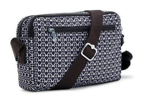 Kipling Abanu M Sıgnature Prınt Kadın Omuz Çantası Siyah