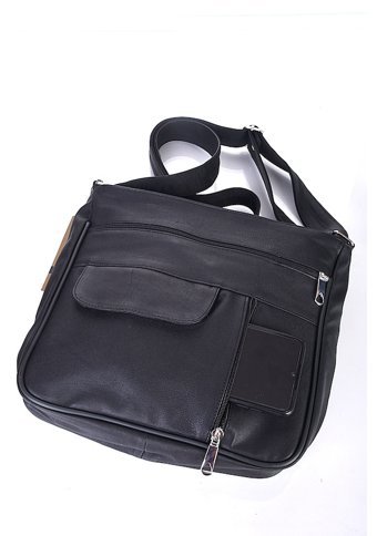 Fubileather Hakiki Deri Lüks Kadın Omuz Çantası Siyah
