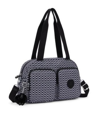 Kipling Kı5479 Cool Defea Signature Kadın Omuz Çantası Beyaz - Siyah