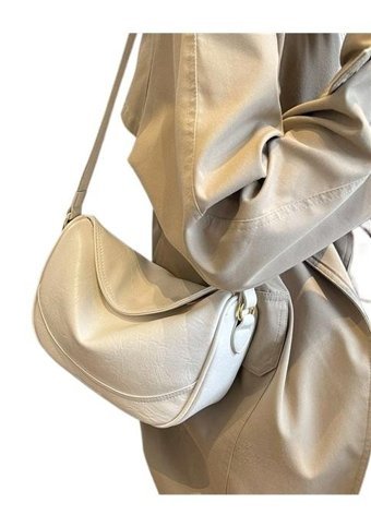 Boutiques Büyük Kapasiteli Kadın Omuz Çantası Beyaz