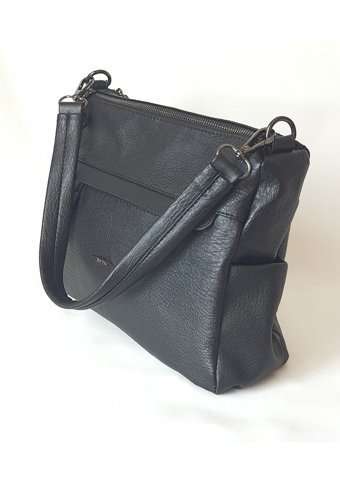 Nas Bag 1341 Model Renk Lizbon Kadın Omuz Çantası Siyah