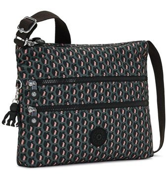 Kipling Alvar Desenli 3D Kadın Omuz Çantası Çok Renkli