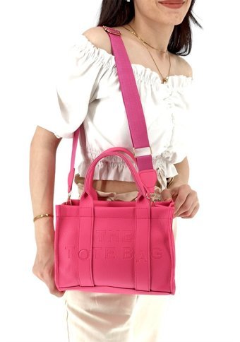 Çlk Accessories Yazı Spor Askı Tr6789 Kadın Omuz Çantası Pembe