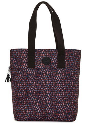 Kipling Hanifa Büyük Boy Desenli Happy Squares Kadın Omuz Çantası Çok Renkli