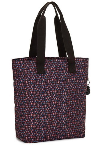 Kipling Hanifa Büyük Boy Desenli Happy Squares Kadın Omuz Çantası Çok Renkli