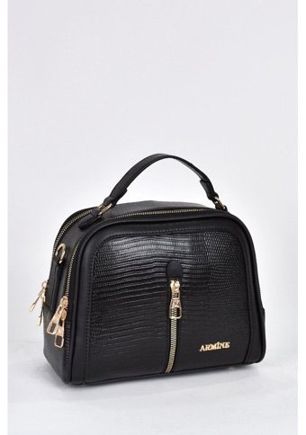 Armine 302 si Armine302R6201 Kadın Omuz Çantası Siyah