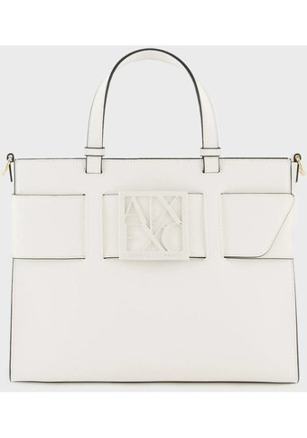 Armani Exchange 942689 0A874 47710 Kadın Omuz Çantası Beyaz