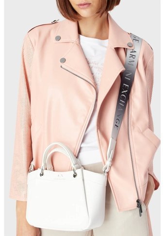Armani Exchange 942927 Cc783 00 Kadın Omuz Çantası Beyaz