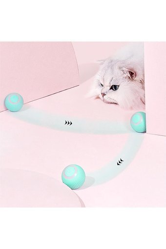 Almetadan Hareketli Kedi Otlu Sesli Diş Kaşıma Yavru Top Kedi Oyuncağı