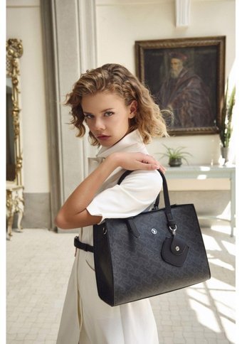U.S. Polo Assn. Us23548 Kadın Omuz Çantası Siyah