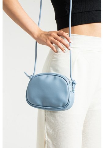 Valu Accessorize Düğüm Detaylı Kadın Omuz Çantası Turkuaz