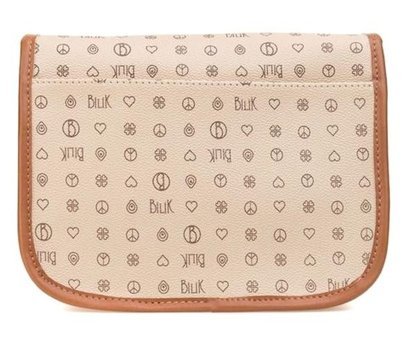 Bilik Deri Monogram İv Kadın Omuz Çantası Çok Renkli