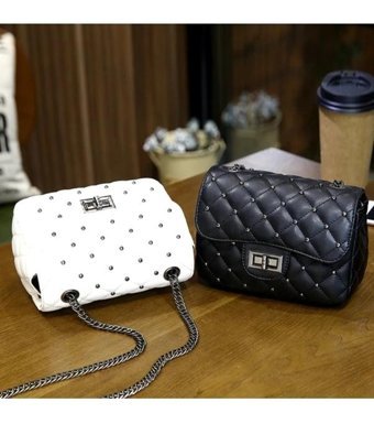 Globeasy Yeni Moda Avrupa Ve Amerikan Tarzı Mini Kadın Omuz Çantası Beyaz