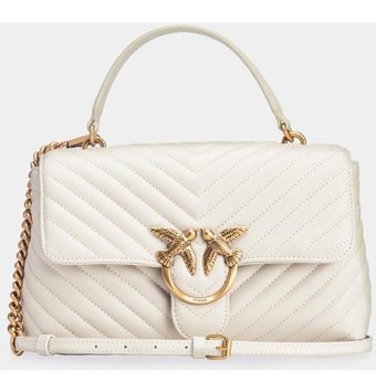 Pinko 100043 A0Gk Z14Q Kadın Omuz Çantası Beyaz