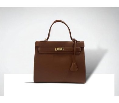 Remuse Bags Klasik Model Kilitli Kadın Omuz Çantası Kahverengi