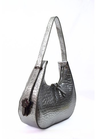 Swessa Deri Baget Cherry Bag Kadın Omuz Çantası Lame